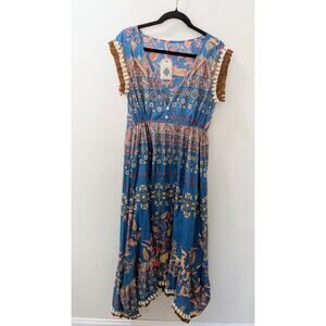 Barok Paris Anthropologie Western Aztec Maxi Dress NWT Sample